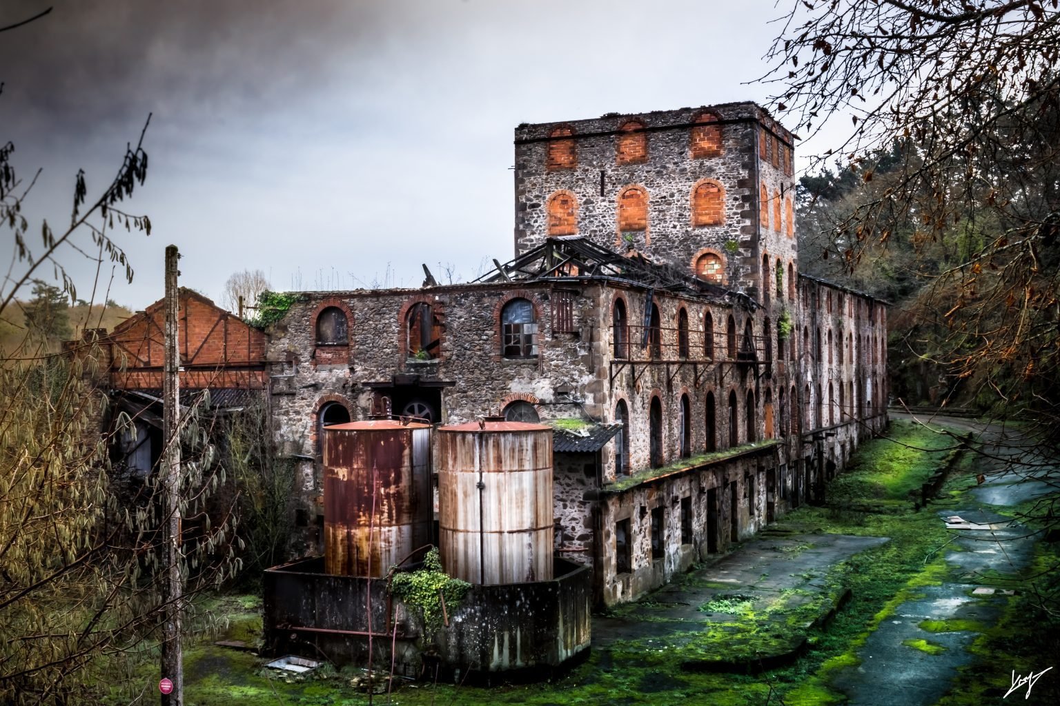 usine abandonnée de tissus cugand abandoned factory