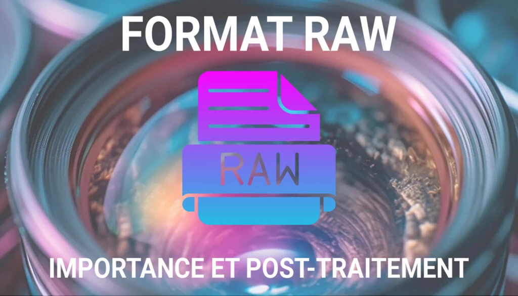 Le format raw importance et post-traitement The RAW format in photography